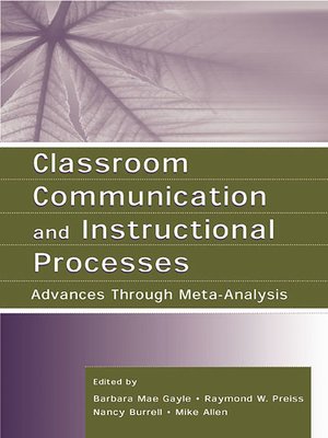 cover image of Classroom Communication and Instructional Processes